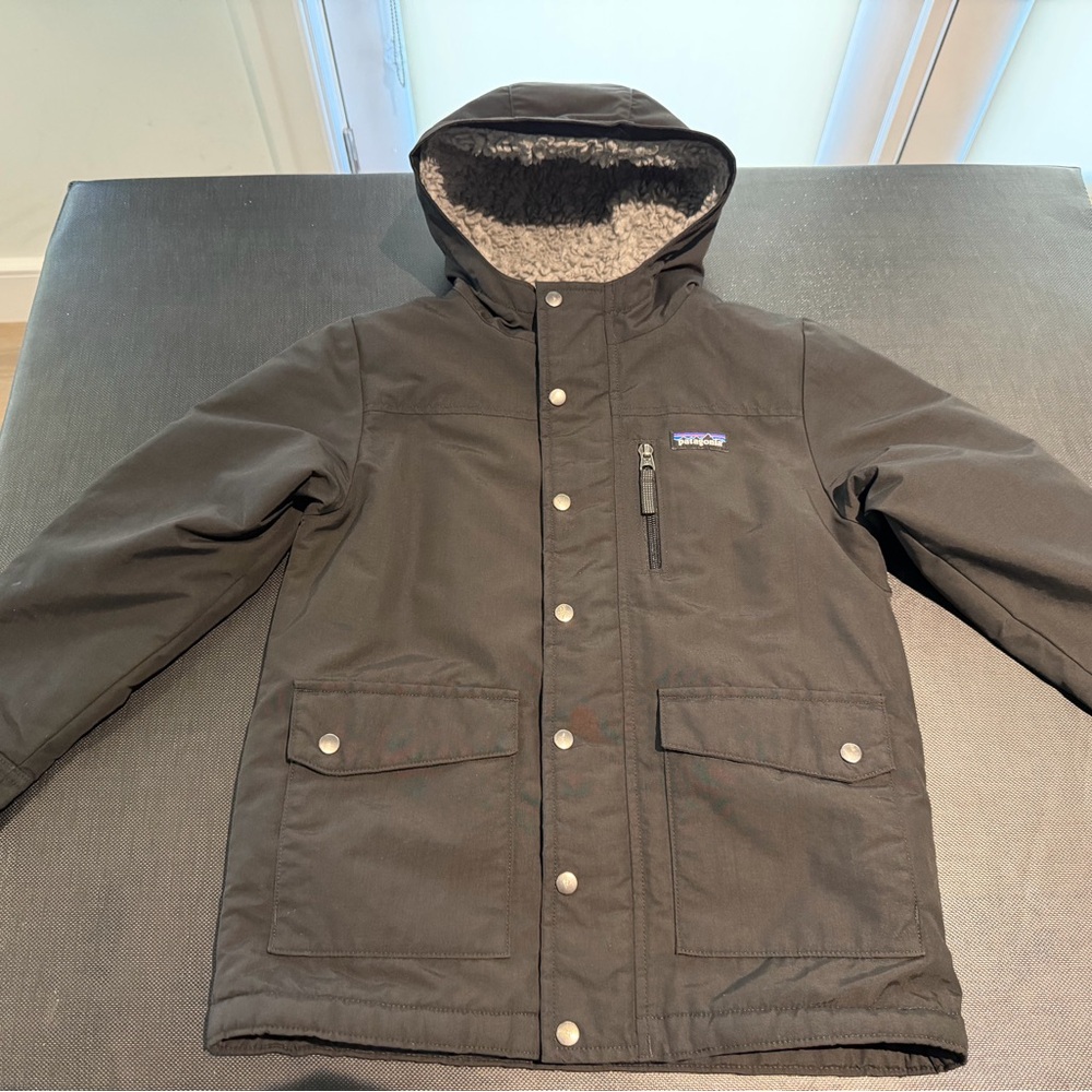 Patagonia Black Hooded Insulated Jacket